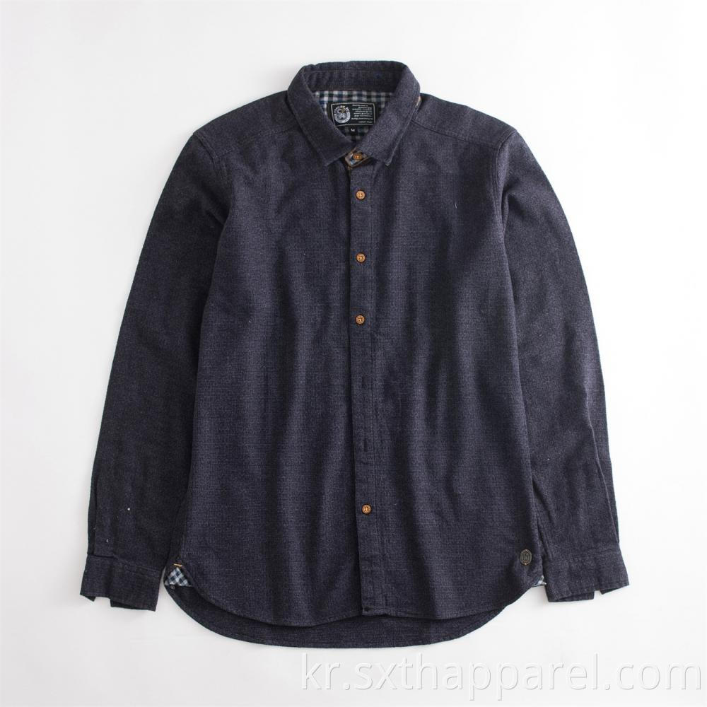 Men's Long Sleeve Thick Shirt